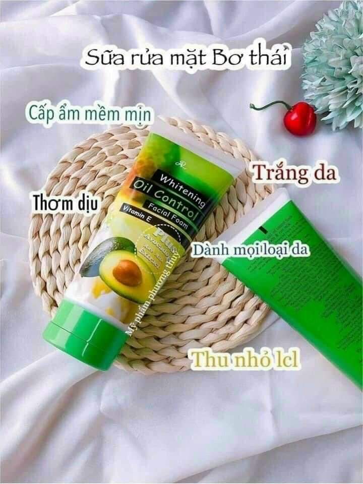 Sữa Rửa Mặt Bơ Aron Thái Lan 210g dưỡng ẩm và làm trắng da