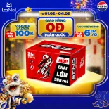 [SALE TẾT] Thùng 24 Chai Nước Tăng Lực Sting Dâu (500ml/chai)