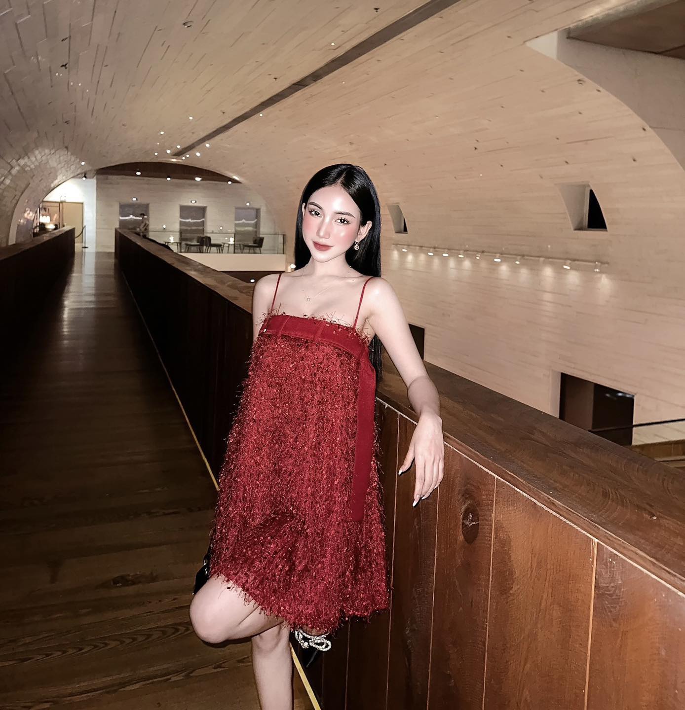 Đầm lông "verci dress" by ellyclothing