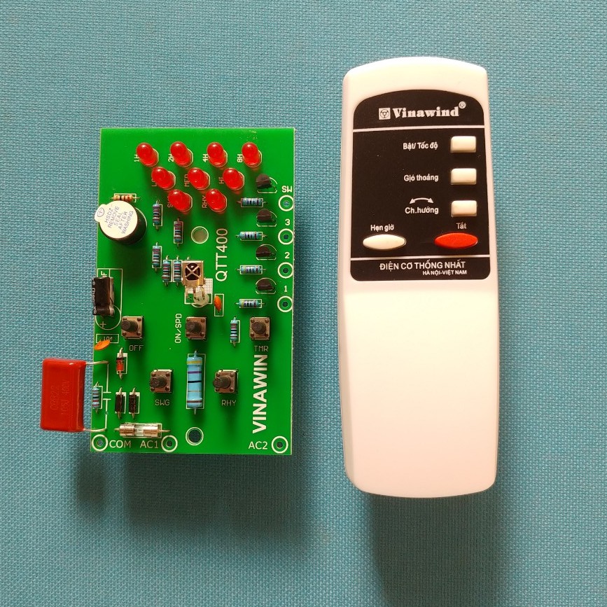Bộ mạch quạt hoặc remote treo tường Vinawind - Điện cơ Thống nhất. Tân Minh Phát