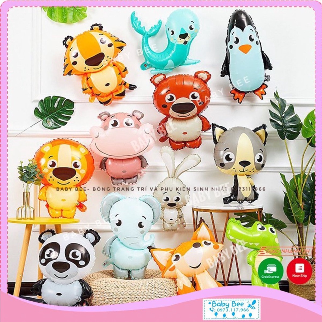 Bóng trang trí hình các con thú siêu đáng yêu baby bee
