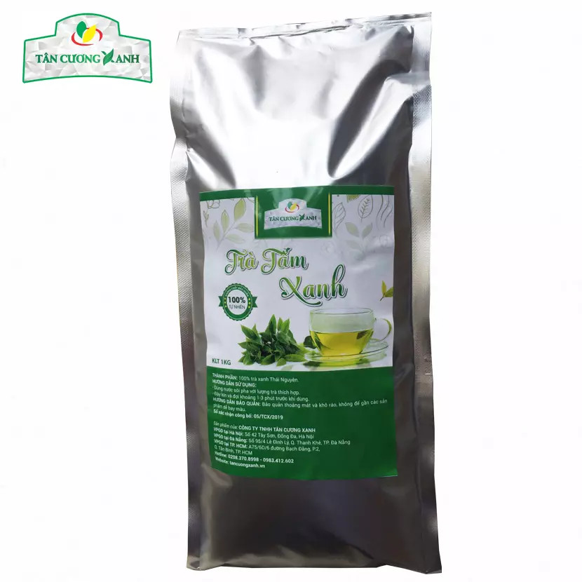 Trà tấm xanh ngon - trà vụn, trà cám - chuyên pha trà đá gói 1kg