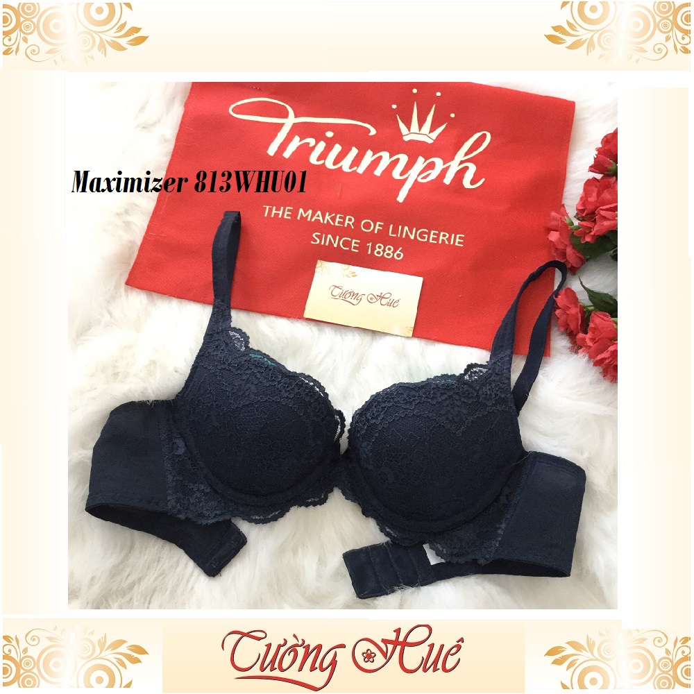 SALE SALE SALE - Áo lót nữ Triumph Maximizer 813 WHU01 áo ngực nước ren thêu hoa.