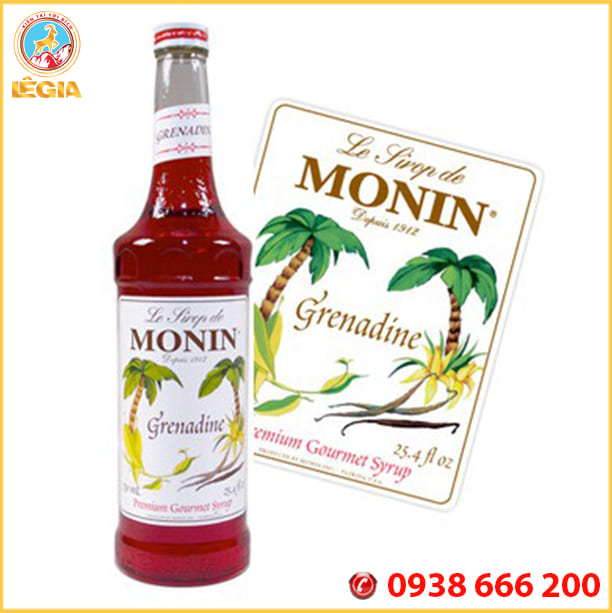Siro monin thân lựu 700ml - monin grenadine syrup