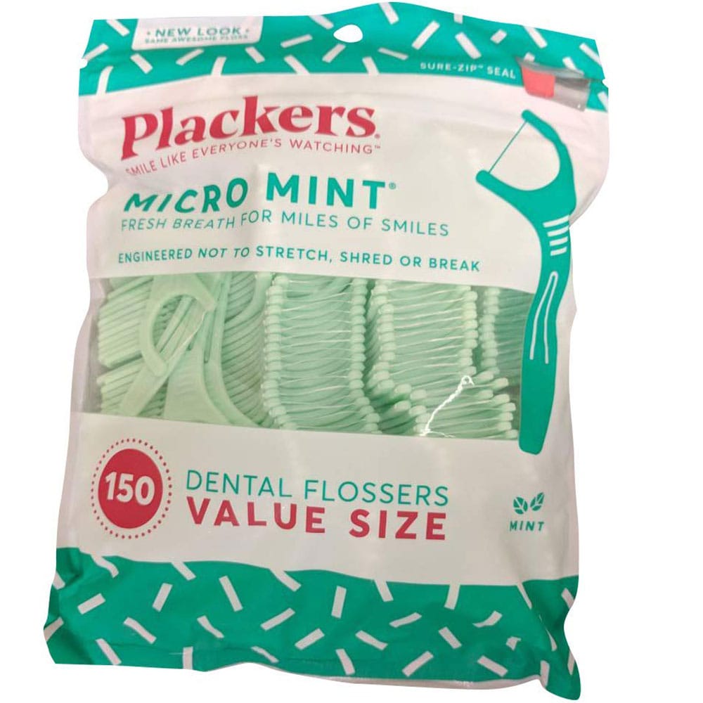 Tăm chỉ Placker Micro Mint 1 bịch 150 cây
