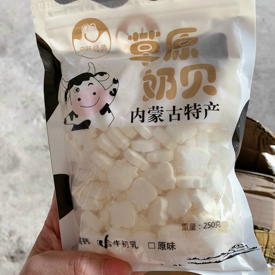 [BỊCH LỚN 100 VIÊN] KẸO SỮA BÒ NON VIÊN NÉN 250G -Kẹo Tuổi Thơ