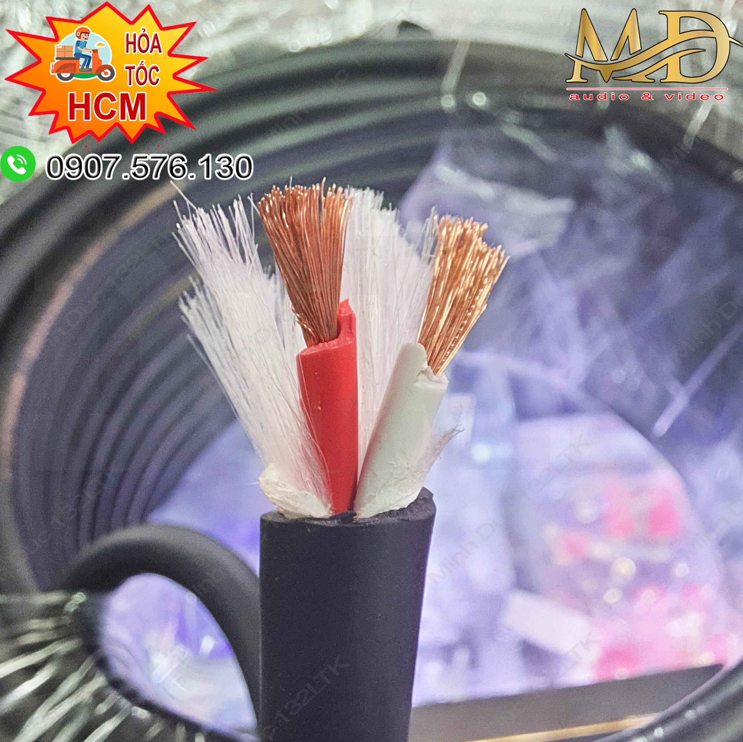 Speaker cable - dây loa sommer 2x1.5 2x 2.5 4x2.5 6x2.5 hàng cao cấp loại 1