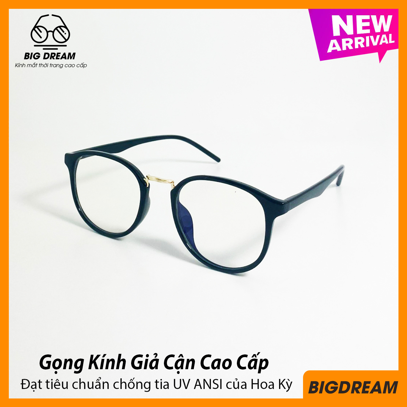 Mắt kính giả cận cao cấp gọng dẻo dành cho cả nam và nữ BDGD209 - Gọng kính cận không độ Hàn Quốc - Bảo hành 12 tháng - Tặng kèm hộp + Khăn Lau