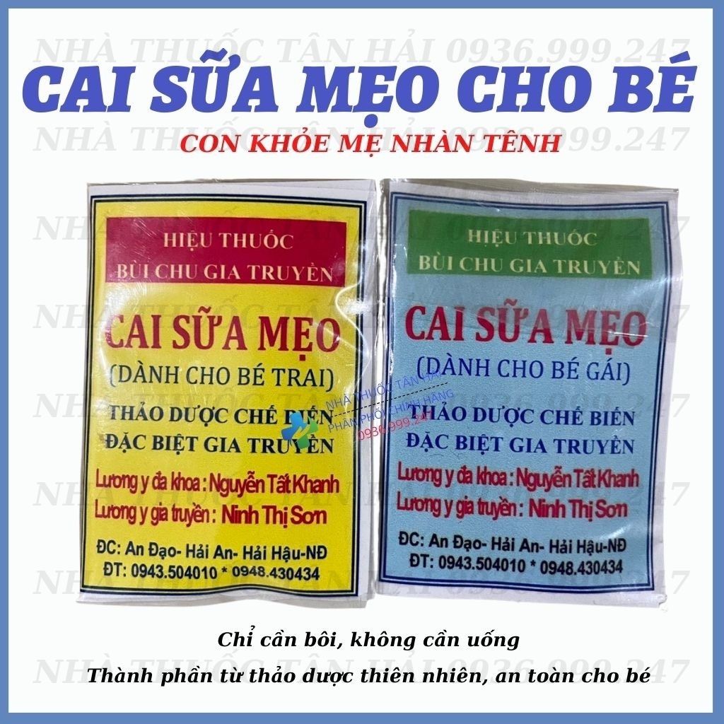 Cai sữa bằng mẹo cho bé - chỉ cần bôi không cần uống