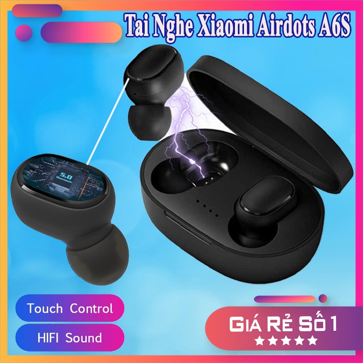 [Giá Sập Sàn]  TAI NGHE BLUETOOTH Xiaomi - DẠNG TRỨNG CAO CẤP - KÈM DOCK SẠC | XIAOMI AIRDOT A6S | SKYTHUONGMAI - 23001