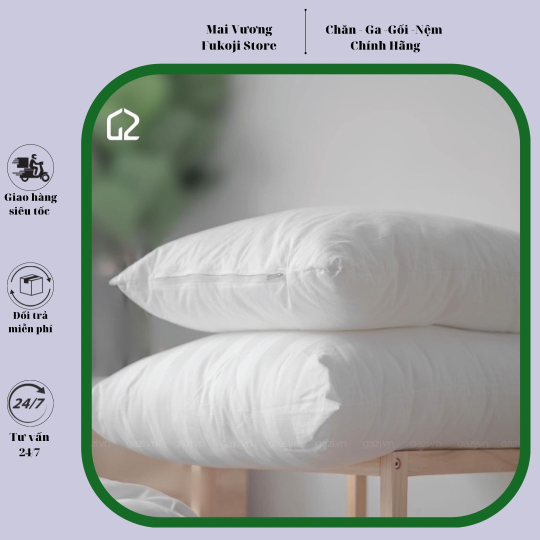 Ruột gối hơi cao cấp 40x60cm,50x70cm,35x100cm vikona