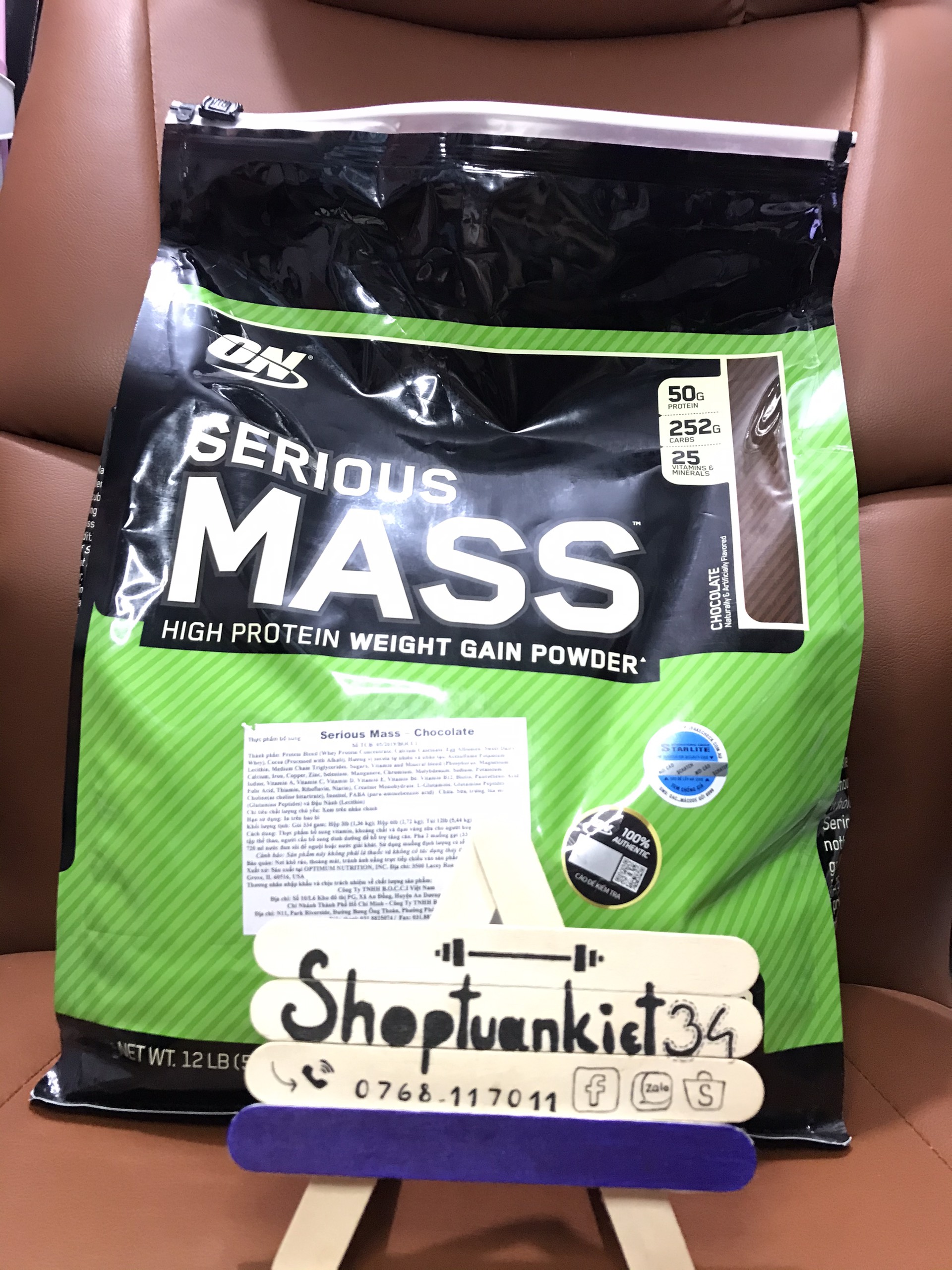 Tăng Cân Nhanh Serious Mass Gainer Chính Hãng