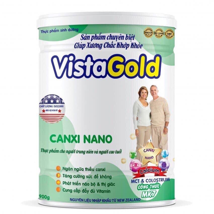 Sữa bột,sữa vistagold canxi nano chuyên biệt người thiếu canxi 900g
