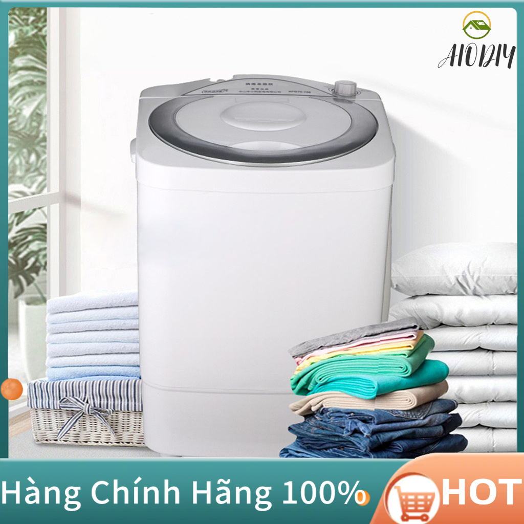 MÁY GIẶT MINI BÁN TỰ ĐỘNG - MÁY GIẶT 7KG - DÀNH CHO NHÀ ÍT NGƯỜI/ GIA ĐÌNH NHỎ - LỖI ĐỔI TRẢ TRONG 7 NGÀY - BẢO HÀNH 6 THÁNG