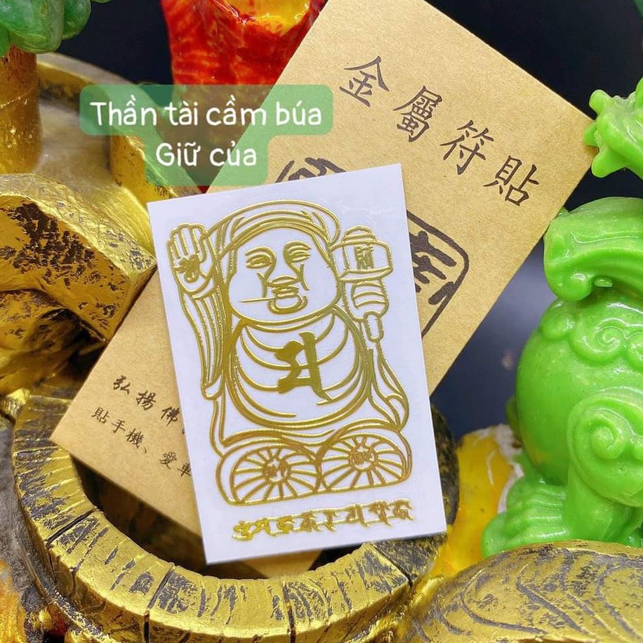 [GIÁ SỐC]LINH PHÙ THẦN TÀI CẦM BÚA - THẦN TÀI GIỮ CỦA THU HÚT TÀI LỘC,MAY MẮN