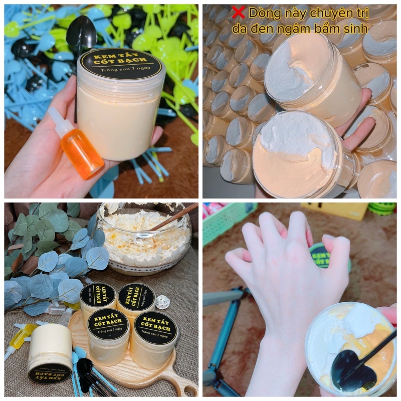 Kem Tẩy Cốt Bạch, Dưỡng Trắng Da Cực Nhanh 250g