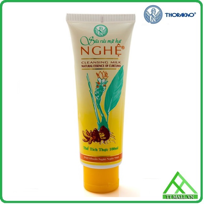 Sữa rửa mặt Thorakao hạt nghệ 100g