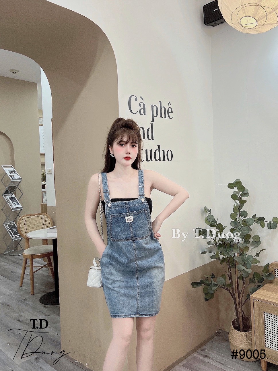 Twins Store_Yếm váy jeans Style new xinh lắm nha