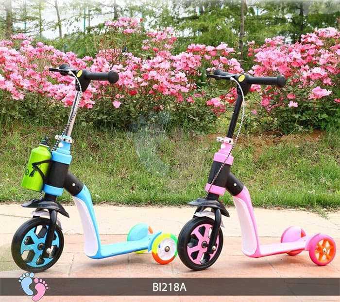 Xe Trượt Scooter 2 in 1 - (Trượt Scooter-Xe Chòi Chân- Xe Đạp Nadle) - dòng xe hiện đại với thiết kế cực kì thông minh, được tích hợp trong 1 sản phẩm rất tiện dụng, đưa lại cho bé