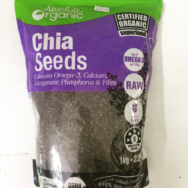 Hạt chia úc 100g