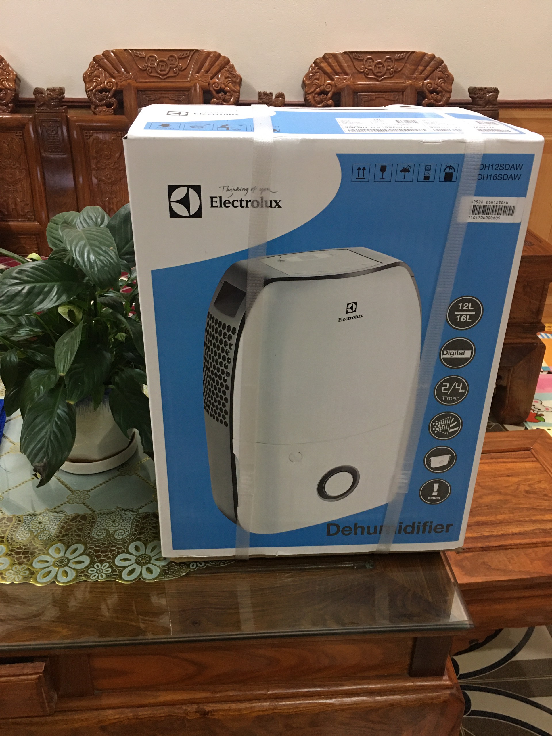 Hút ẩm điện tử Electrolux EDH16SDAW