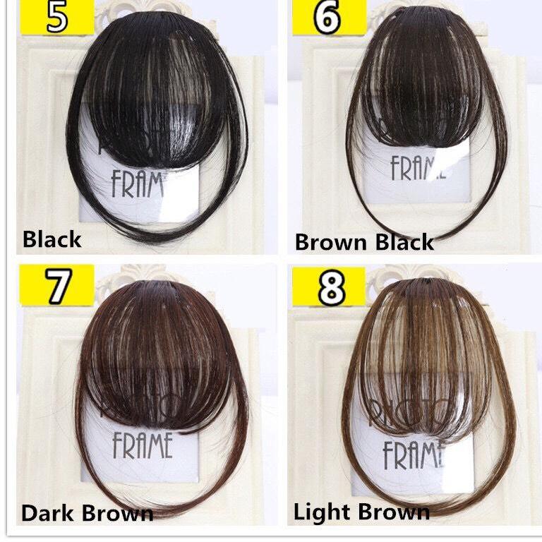 [Nguyen Thuy975798 Store]  Tóc mái mưa, mái thưa giả siêu cute cho các bạn nữ tơ đẹp - Giá Cực Tốt