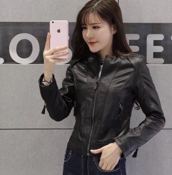 [TUYỆT PHẨM CỰC NGẦU ] Áo Khoác Da Biker Hàng Cao Cấp Áo Da Nữ Siêu Xinh, Áo Khoác Da Nữ Hit Hot V54