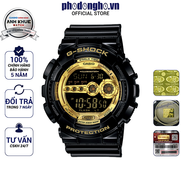 Đồng hồ nam g-shock chính hãng casio anh khuê gd-100gb-1dr