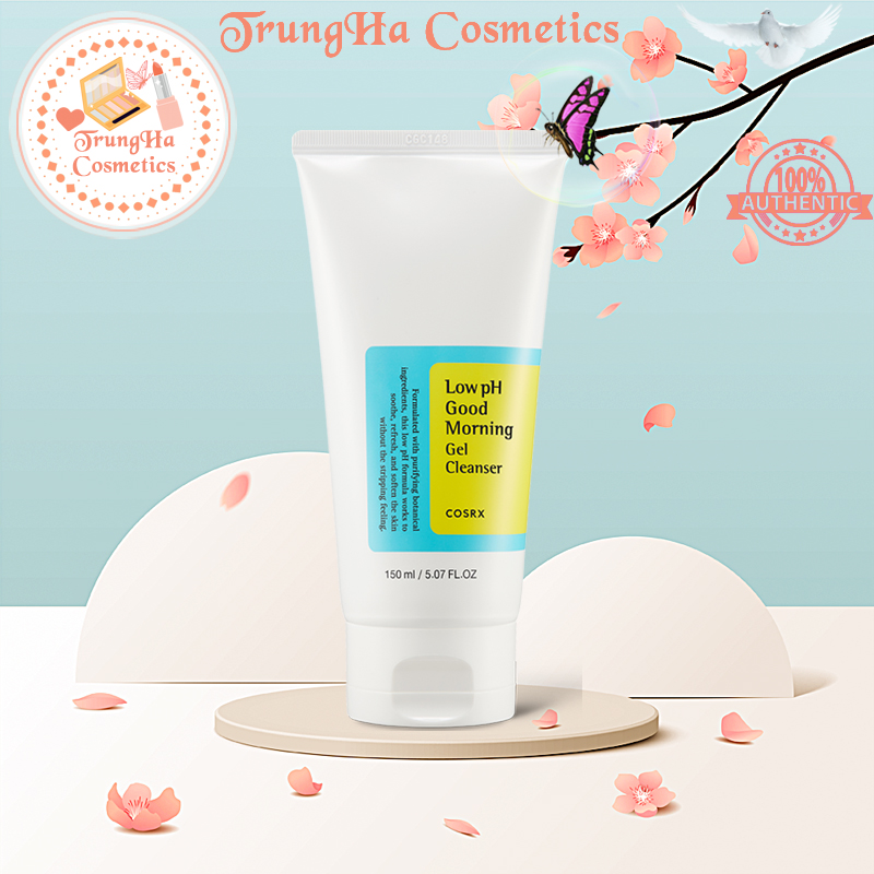 Sữa rửa mặt cosrx low ph good morning gel cleanser 50ml và 150ml gel rửa mặt cosrx srm