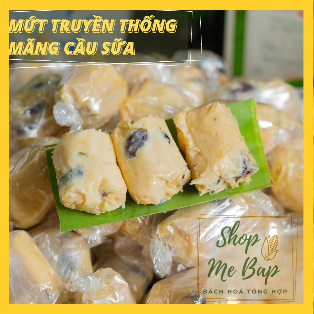 Mứt mãng cầu sữa 500g - kẹo mãng cầu gai - shop mẹ bắp