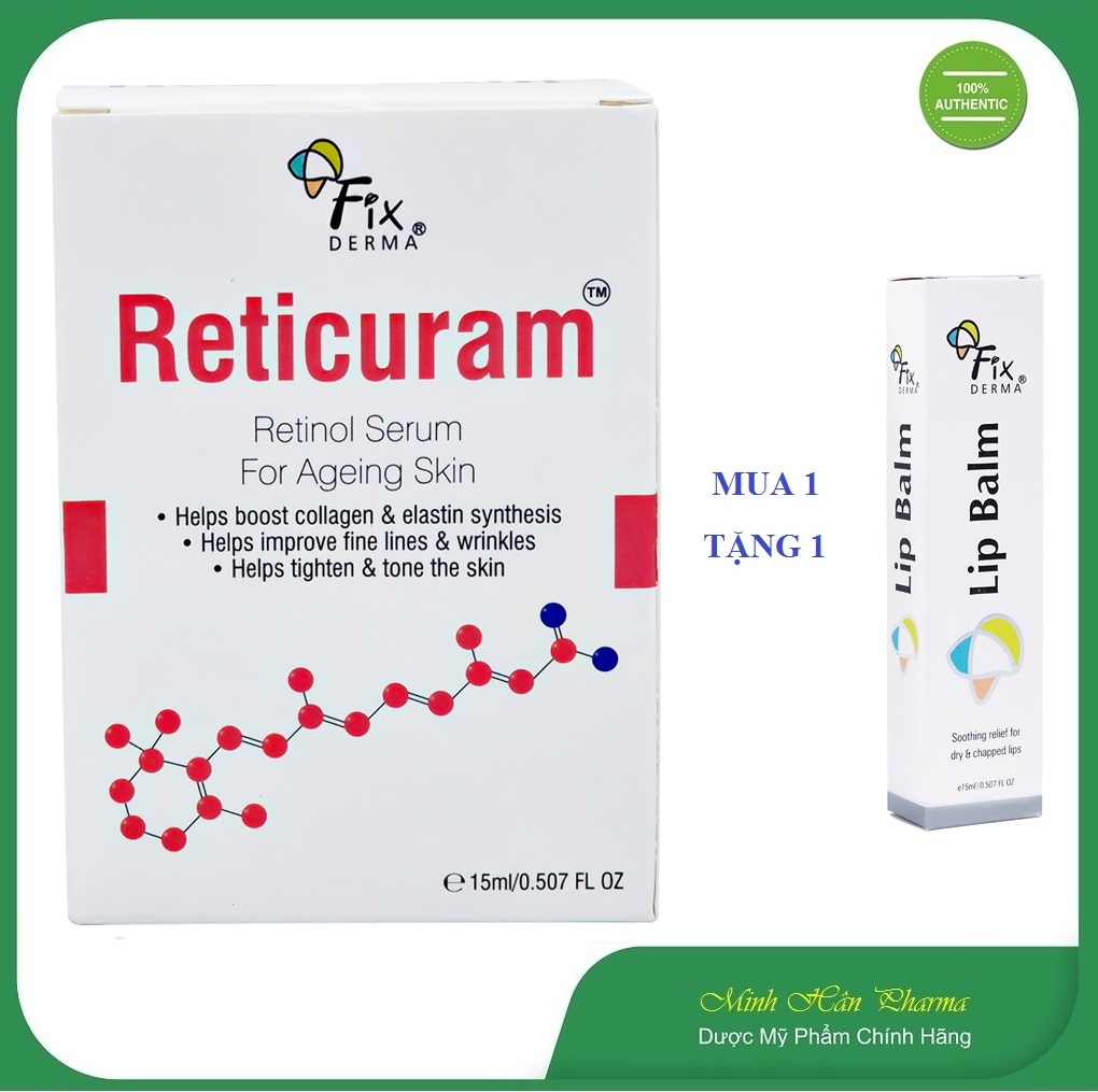Serum retinol trẻ hóa làn da, phù hợp cả da nhạy cảm fixderma reticuram serum 15ml