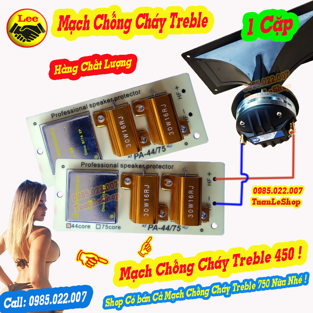 Mạch chống cháy treble 450, mạch chống cháy cho loa trep 450 – giá 2 chiếc