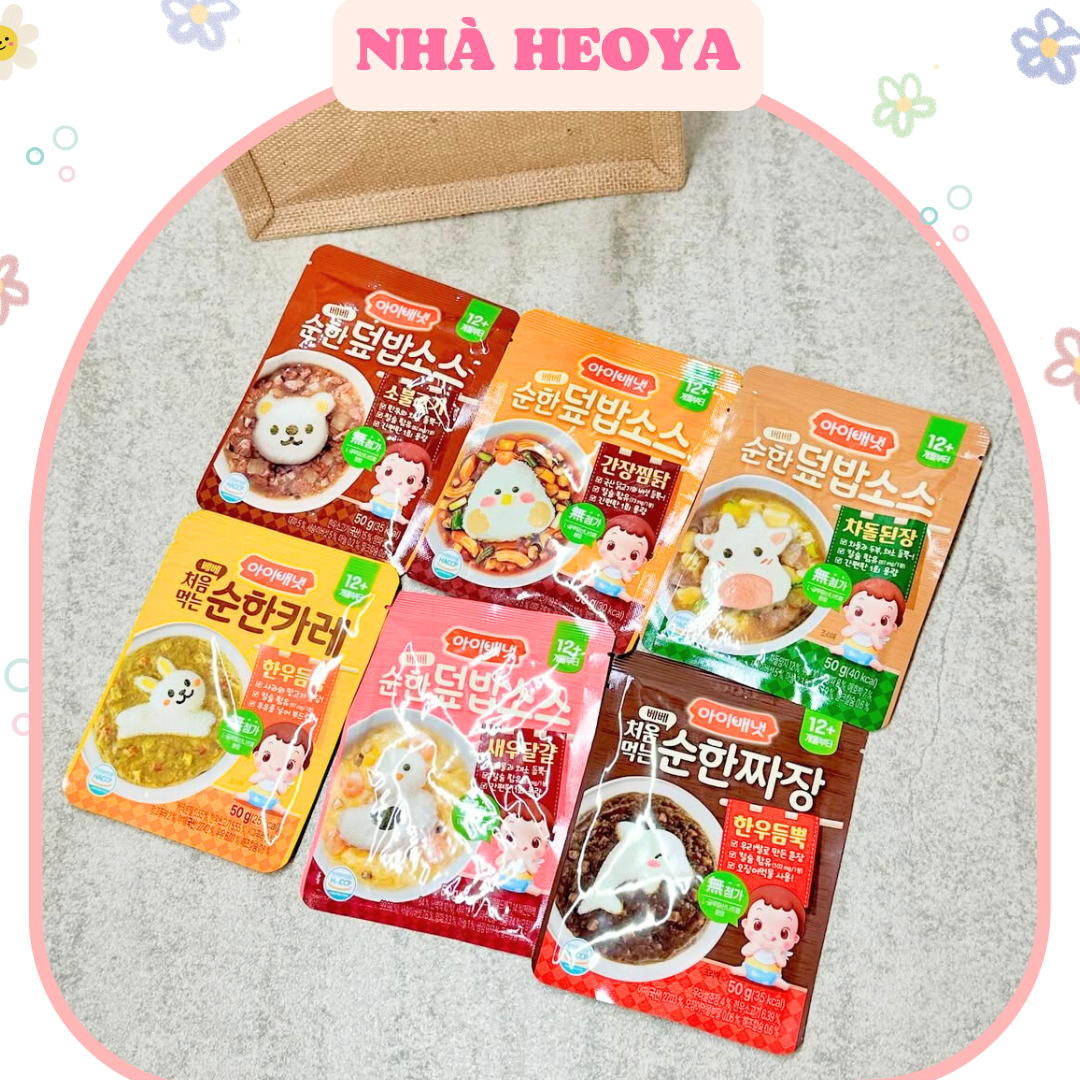 SỐT TRỘN/ CHAN CƠM IVENET HÀN QUỐC ĐỦ VỊ CHO BÉ TỪ 12M+