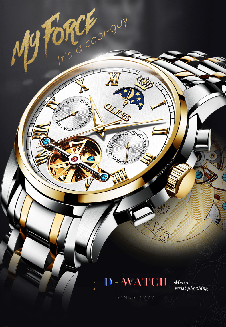 ĐỒNG HỒ NAM CHÍNH HÃNG OLEVS/N6617G