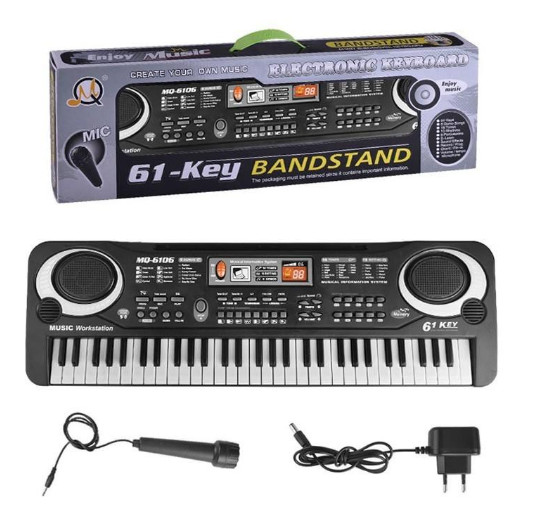 Đàn piano cho bé kết hơp đàn organ, đàn điện tử 61 phím kèm micro cho bé
