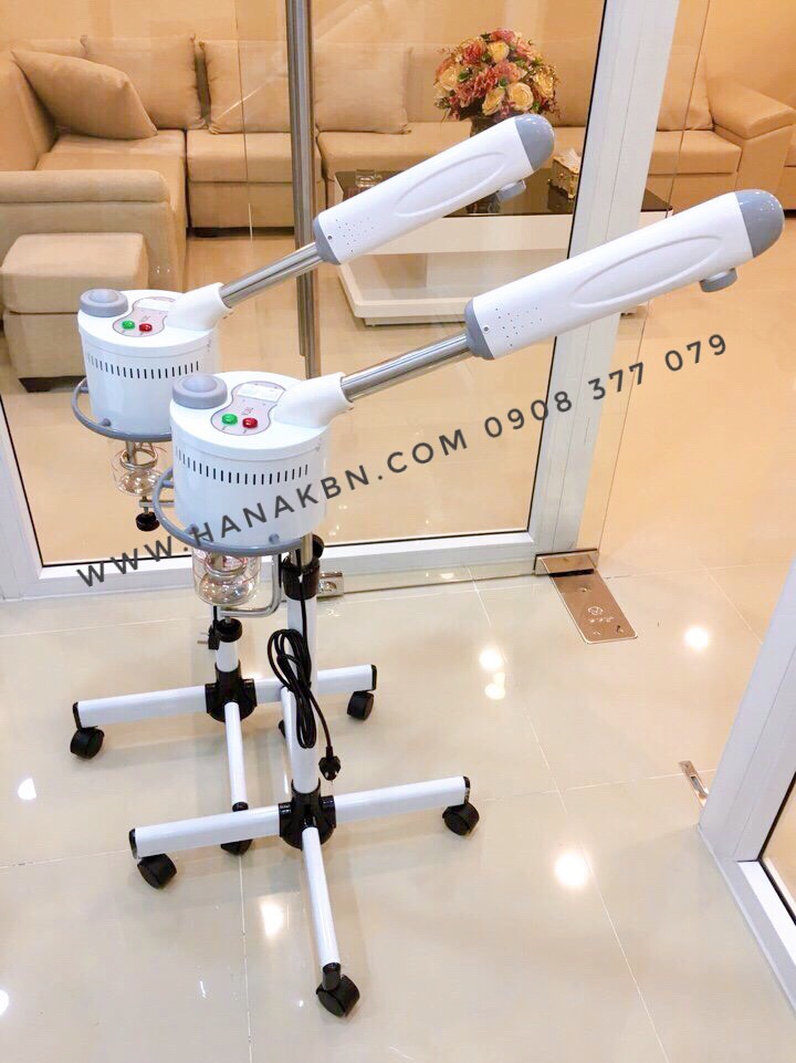 Máy xông hơi nóng 1 cần 707a, máy xông hơi mặt spa – cốc thủy tinh