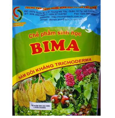 Chế phẩm sinh học BIMA chứa nấm đối kháng Tricoderma - ủ phân và kháng bệnh (1kg)