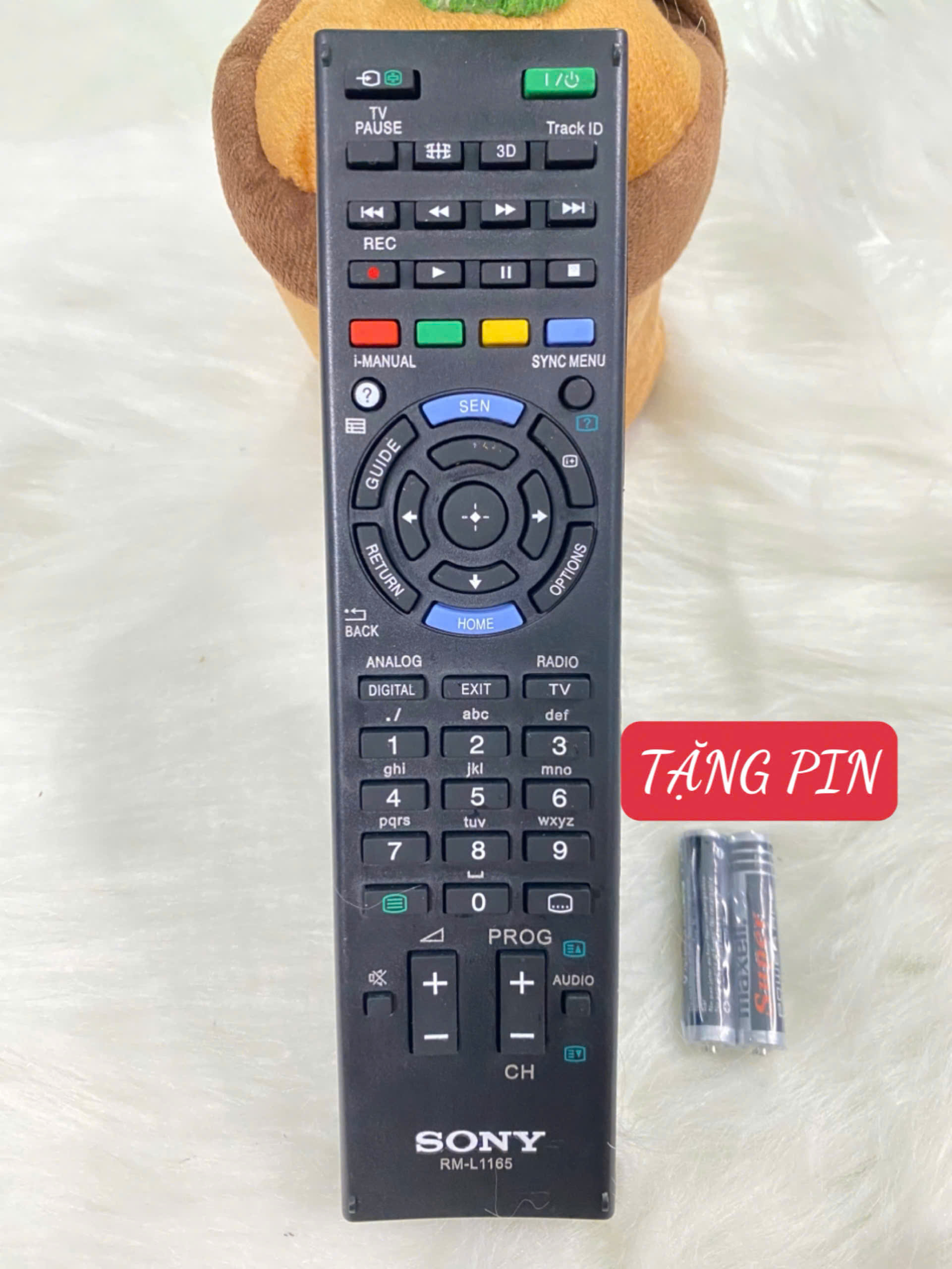 Điều khiển TiVi SONY SMART LCD 1165 . Remote TiVi SONY . Tặng pin