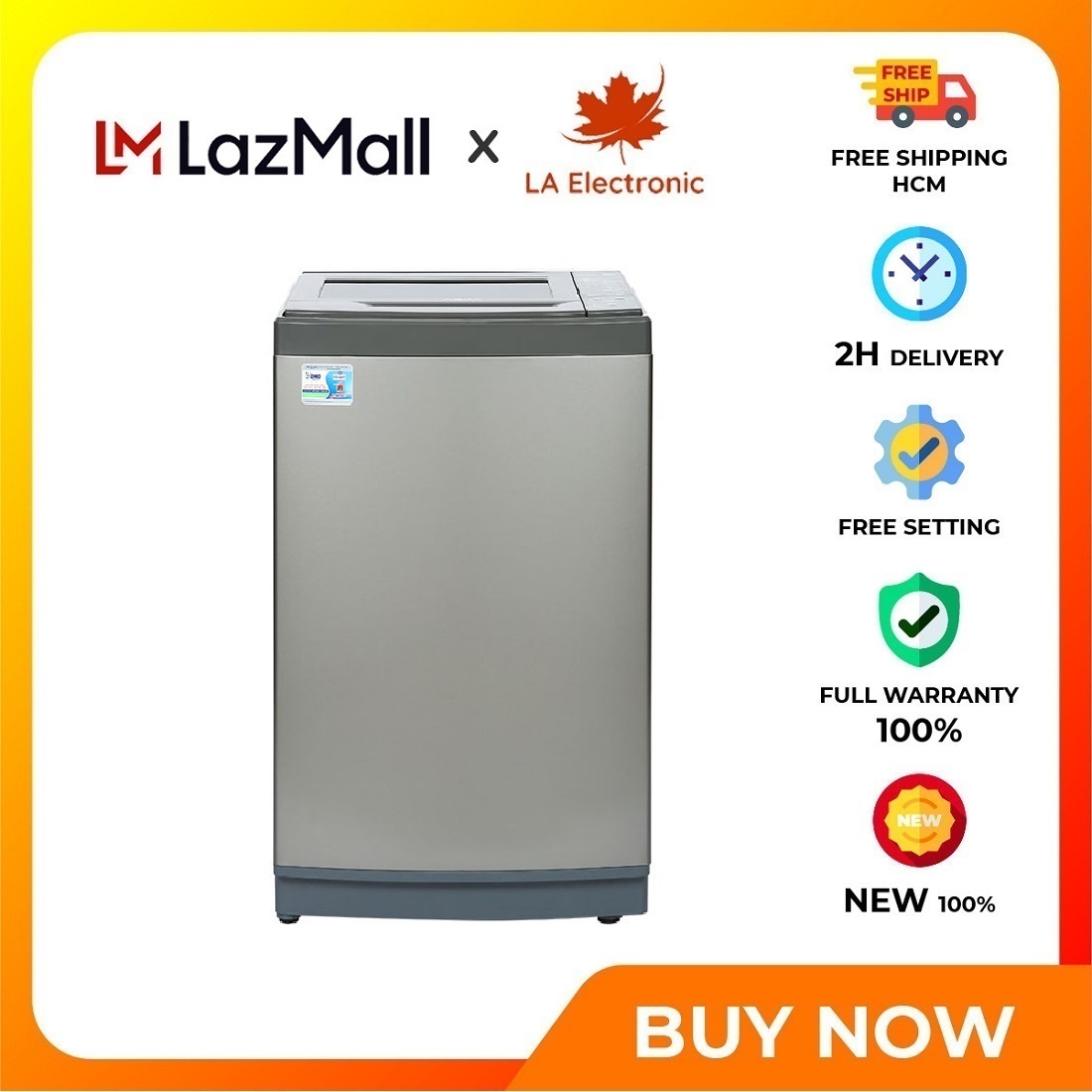 Máy giặt Aqua 8 KG AQW-KS80GT S - Miễn phí vận chuyển HCM - Khóa trẻ emVan sử dụng mực nước thấp Chăn mền Giặt mạnh Giặt ngâm Giặt nhanh Giặt nhẹ Giặt tiêu chuẩn Vắt