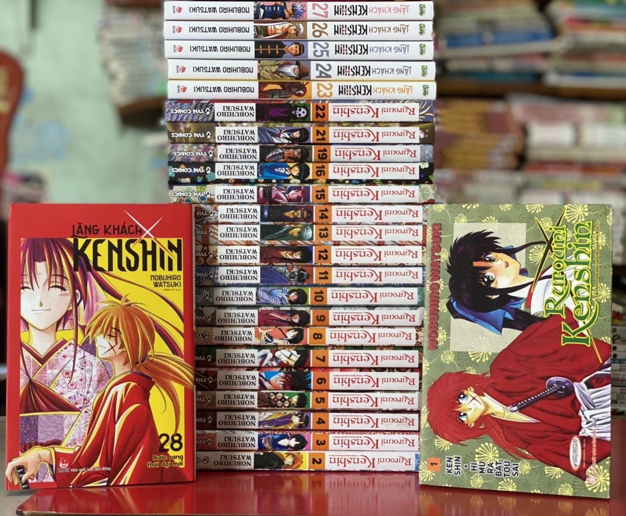 [HCM]Bộ truyện tranh Lãng Khách Kenshin - 28 Tập(22C TVM +6C KIM ĐỒNG)