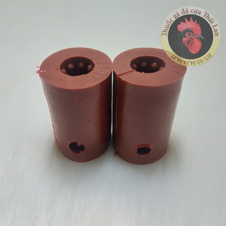 tạ cao su cho gà nòi - 1 cặp dành cho 1 con gà - nặng 140 gram