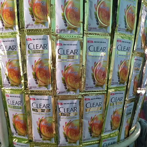 Combo 6 dây dầu gội dây ngăn gàu clear thảo dược 6g