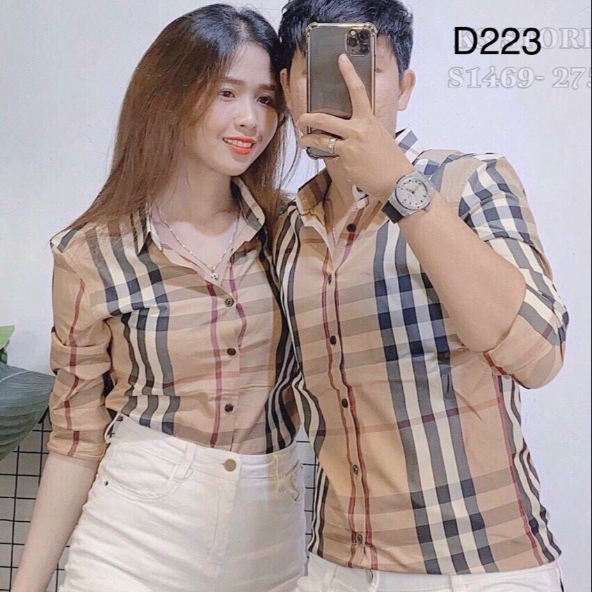 [HCM]ÁO SOMI NAM NỮ TAY DÀI KẺ SỌC ĐẸP CHẤT LỤA MỀM MỊN THỜI TRANG CAO CẤP THỎ TÂY SHOP94 KK1003