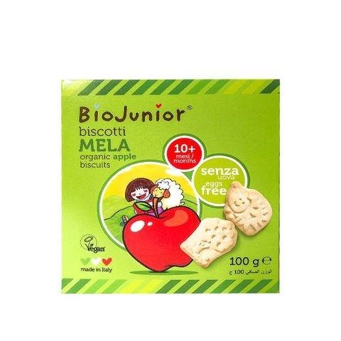 Bánh ăn dặm hữu cơ cho bé vị táo Bio Junior 100g