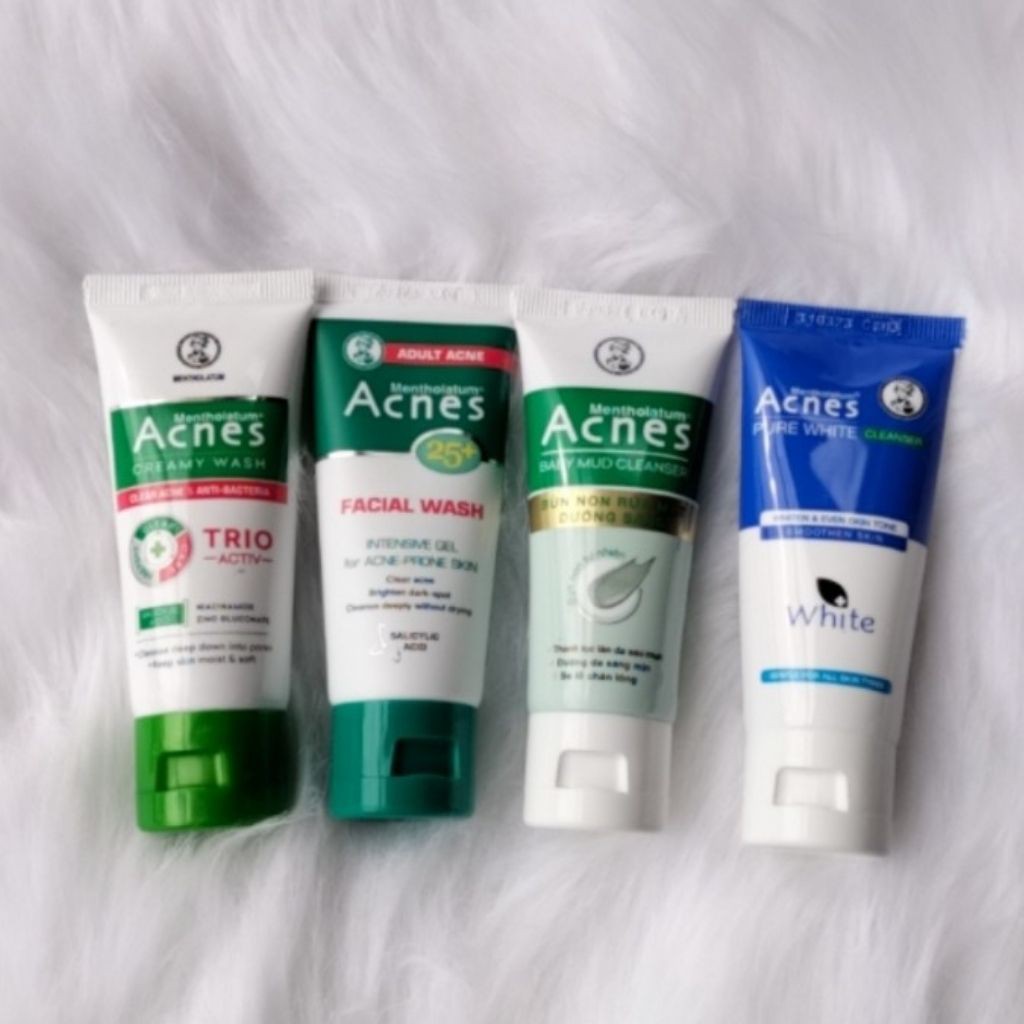 Combo 4 tuýp kem rửa mặt acnes 25g - hàng mẫu