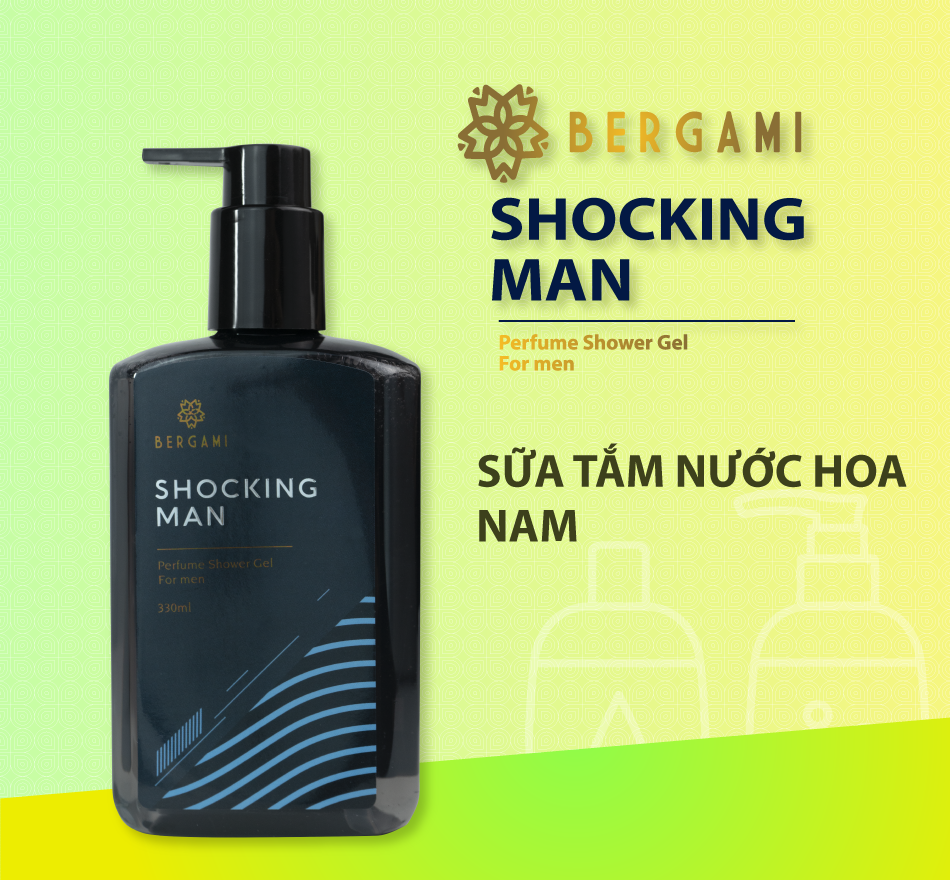 Sữa Tắm Nam Hương Nước Hoa Bergami Shocking Man