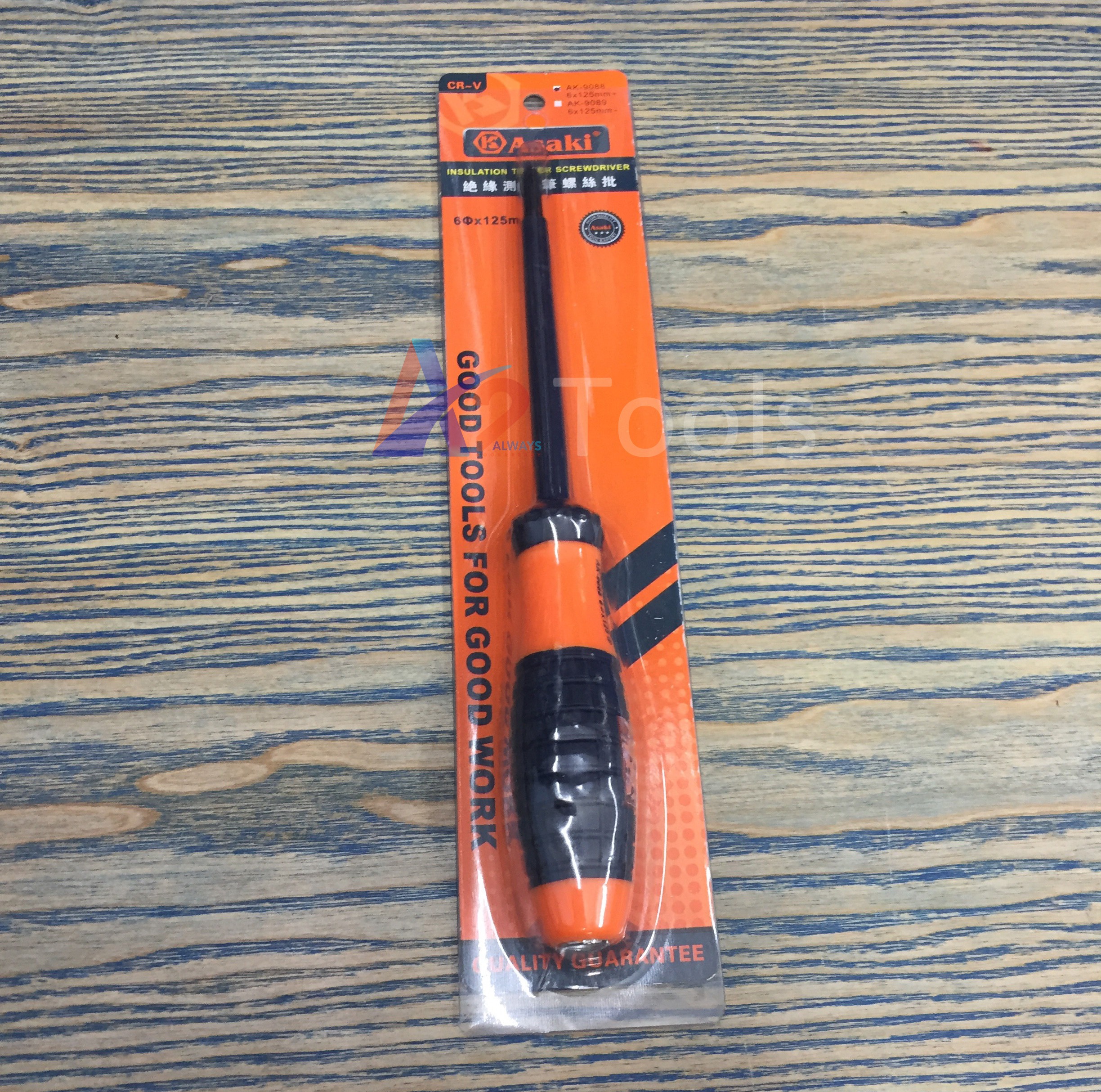 Tua vít cách điện & thử điện 6x125mm bake asaki ak-9088