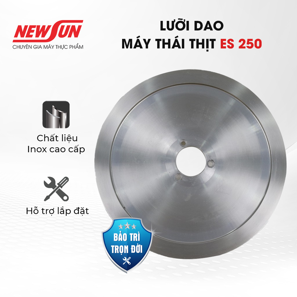 Lưỡi dao máy thái thịt đông lạnh newsun es 250 và es 300