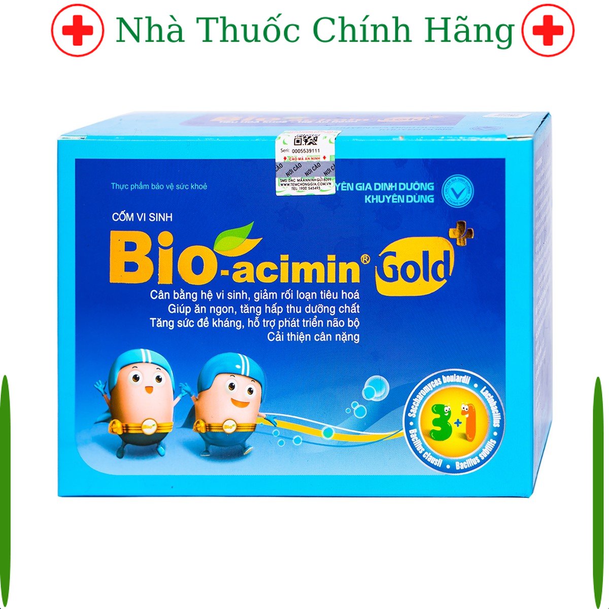 Bioacimin Gold - Hỗ Trợ Tiêu Hóa Trẻ Em- hộp 30 gói bio acimin . ch