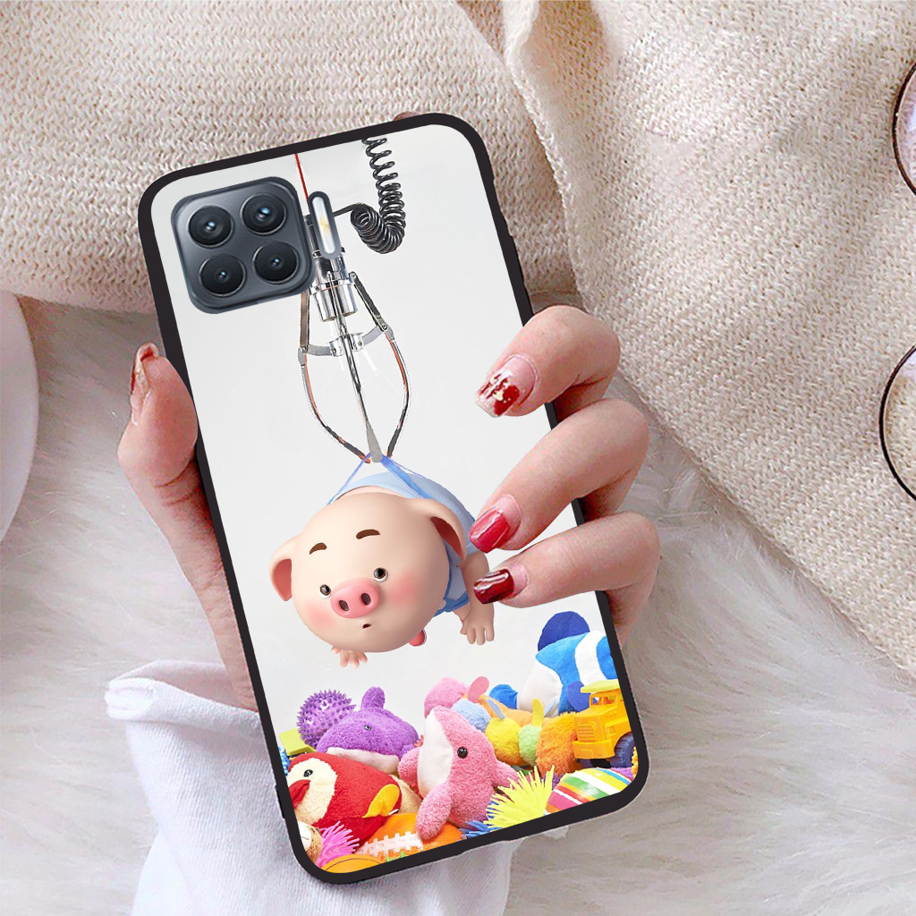 [HCM]Ốp lưng Oppo A93 viền dẻo TPU BST Pig Cute